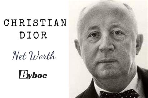 christian dior net worth when he died|Christian Dior company net worth.